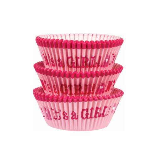 It's A Girl Cupcake Papers - Click Image to Close